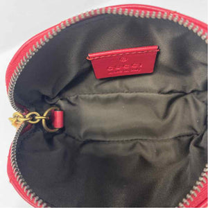 Pre-Owned Gucci Red Leather Designer Handbag