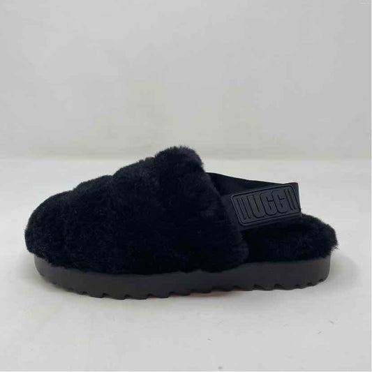 Pre-Owned Shoe Size 6 UGG Black Slipper