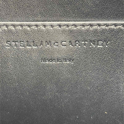 Pre-Owned Stella McCartney White/ Black Leather Designer Handbag
