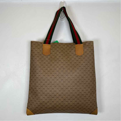 Pre-Owned Gucci Monogram Canvas Designer Handbag