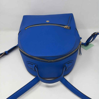 Pre-Owned Tory Burch Cobalt Coated Canvas Handbag