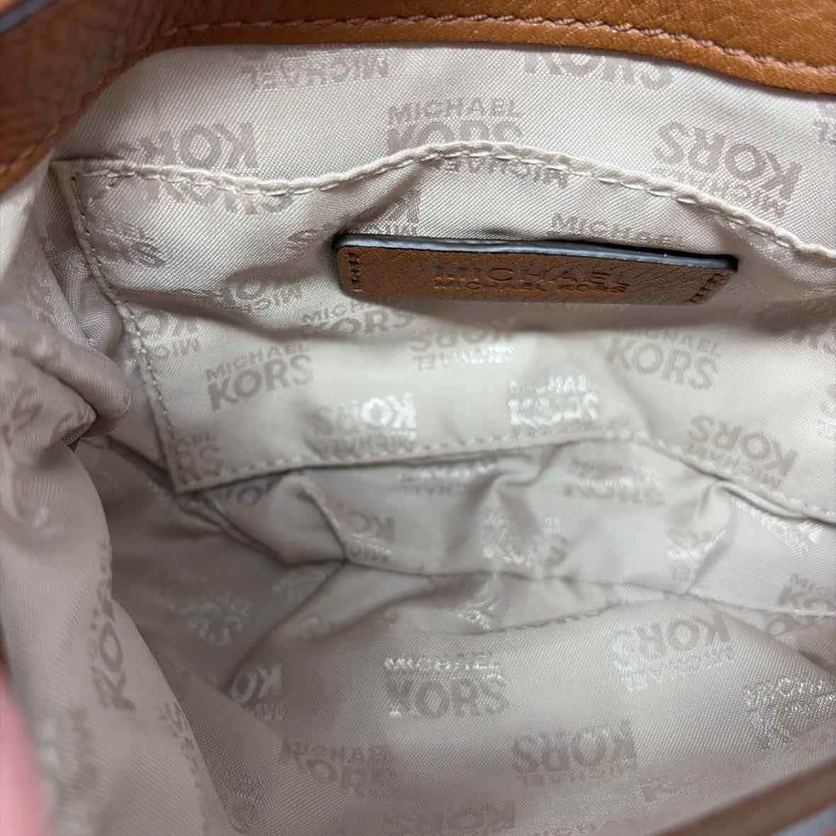 Pre-Owned Michael Kors Cognac Leather Handbag