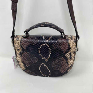 Pre-Owned Vince Camuto Snake Print Leather Handbag