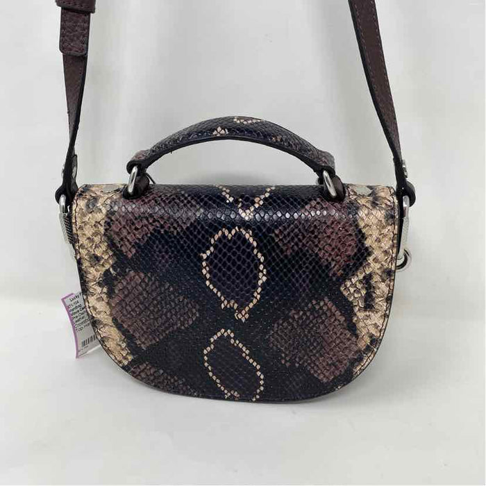 Pre-Owned Vince Camuto Snake Print Leather Handbag