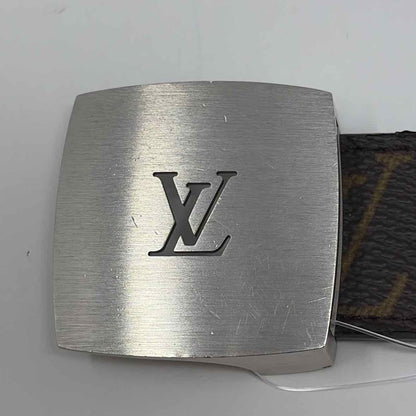 Pre-Owned Louis Vuitton Brown Leather Designer Belt