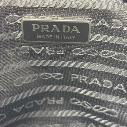 Pre-Owned Prada Black Leather Designer Handbag