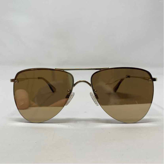 Pre-Owned Le Specs Gold Metal Sunglasses