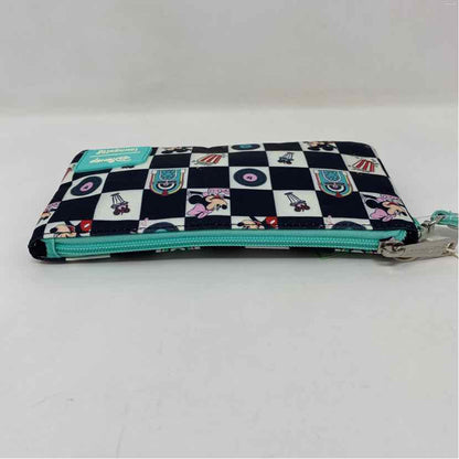 Pre-Owned Disney + Loungefly Check Nylon Wristlet