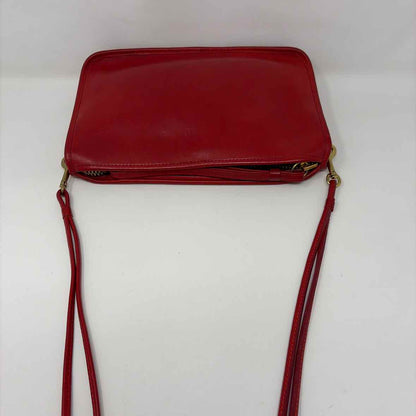 Pre-Owned Coach Red Leather Handbag