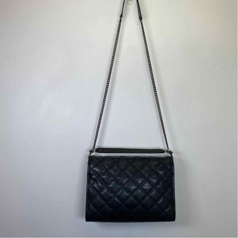 Pre-Owned Saint Laurent Black Leather Designer Handbag