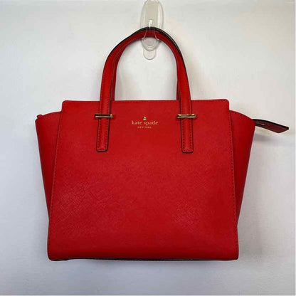 Pre-Owned Kate Spade Red Leather Handbag
