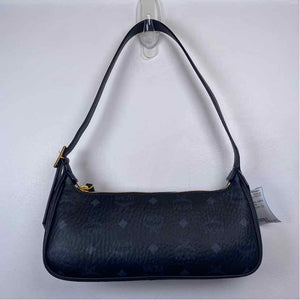 Pre-Owned MCM Black Leather Designer Handbag