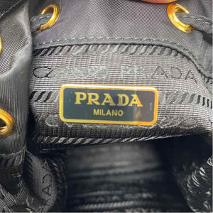 Pre-Owned Prada Black Nylon Designer Handbag