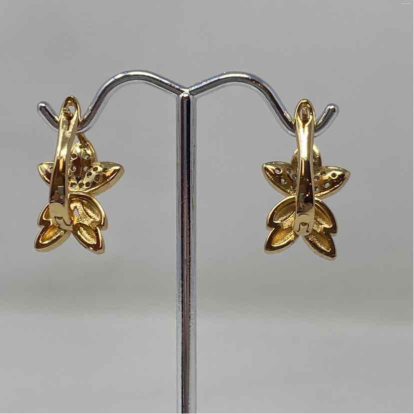 Gold Multi Metal Earrings