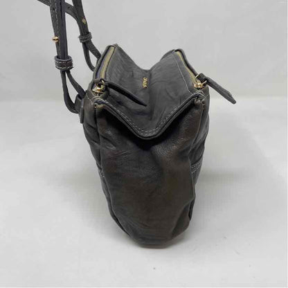 Pre-Owned Givenchy Grey Leather Designer Handbag