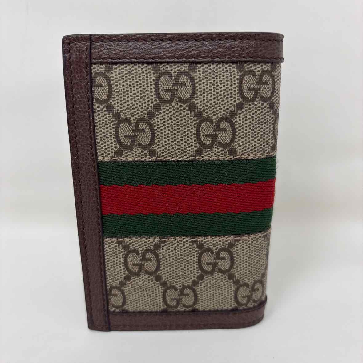 Pre-Owned Gucci Monogram Canvas Designer Wallet