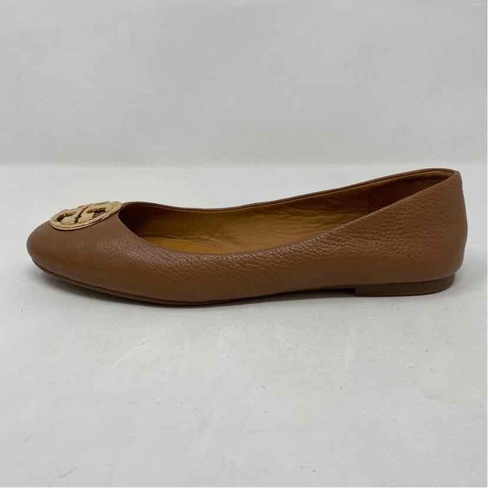 Pre-Owned Shoe Size 8.5 Tory Burch Camel Flats