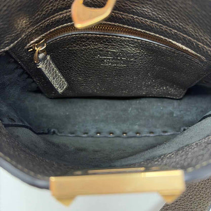 Pre-Owned Valentino Gold Leather Designer Handbag