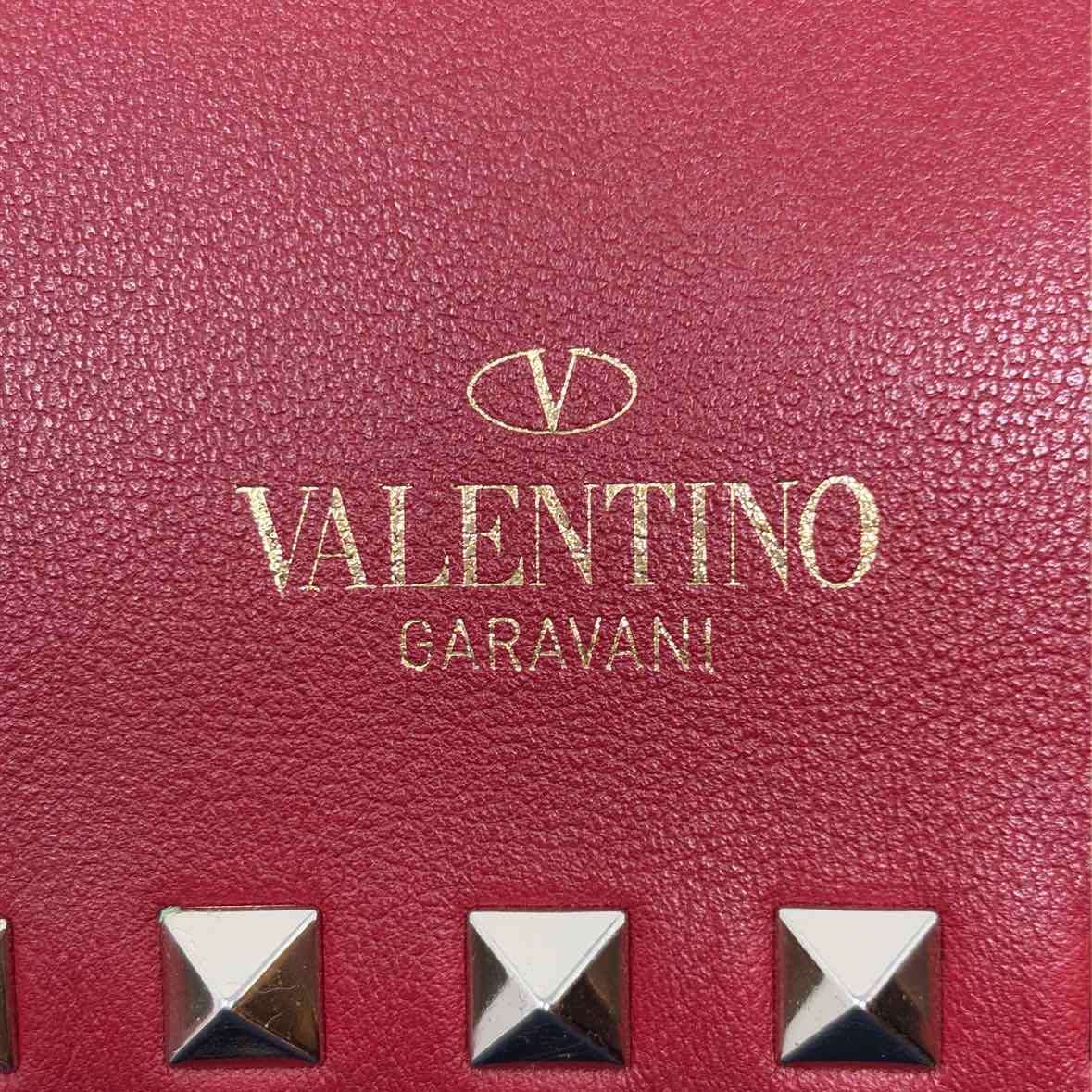 Pre-Owned Valentino Red Leather Designer Handbag