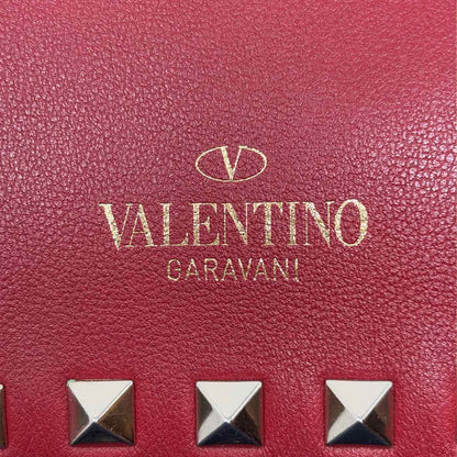 Pre-Owned Valentino Red Leather Designer Handbag