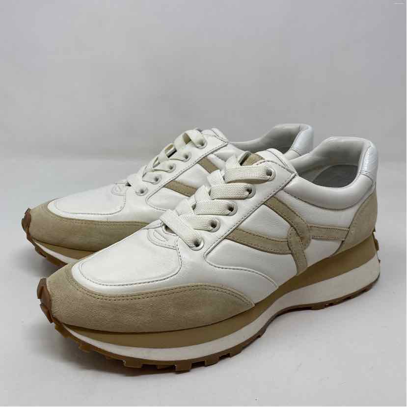 Pre-Owned Shoe Size 9 Veronica Beard White Sneaker