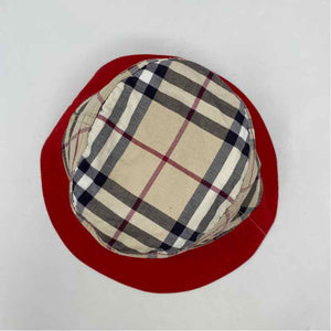 Pre-Owned Burberry Red Canvas Designer Hats