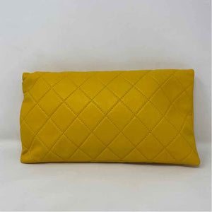 Pre-Owned Chanel Yellow Leather Designer Handbag