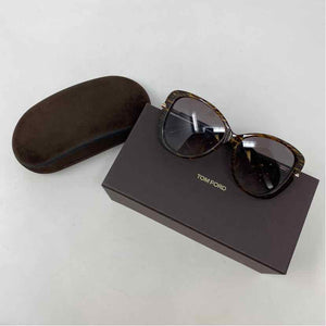 Pre-Owned Tom Ford Brown Plastic Designer Sunglasses