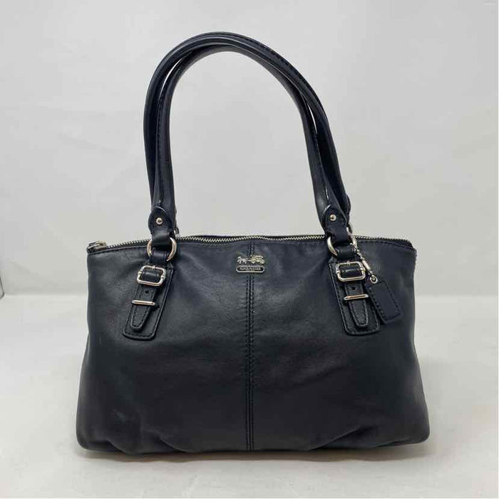 Pre-Owned Coach Black Leather Handbag