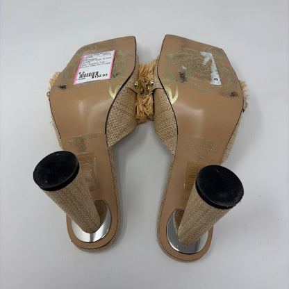 Pre-Owned Shoe Size 9.5 Anne Fontaine Beige Heels