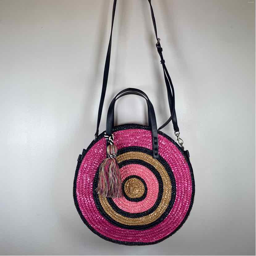 Pre-Owned Rebecca Minkoff Pink Straw Handbag
