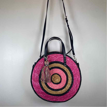 Pre-Owned Rebecca Minkoff Pink Straw Handbag