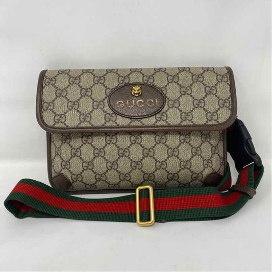 Pre-Owned Gucci Monogram Canvas Designer Handbag