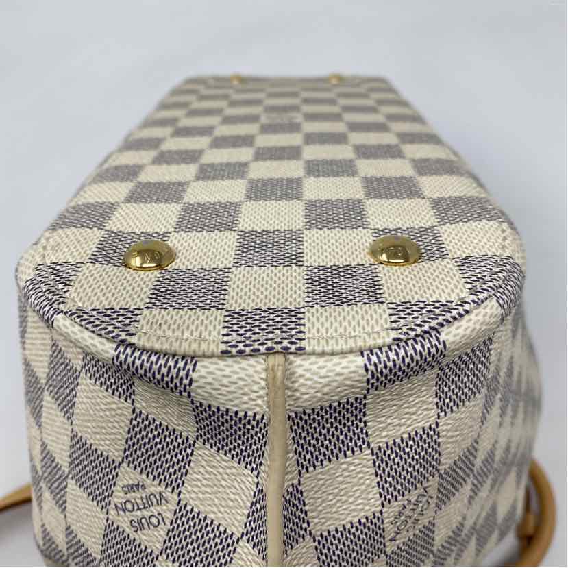 Pre-Owned Louis Vuitton Damier Azur Canvas Designer Handbag