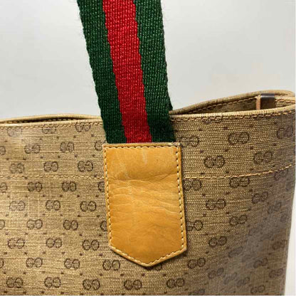 Pre-Owned Gucci Monogram Canvas Designer Handbag