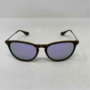 Pre-Owned Ray Beams Brown Plastic Sunglasses
