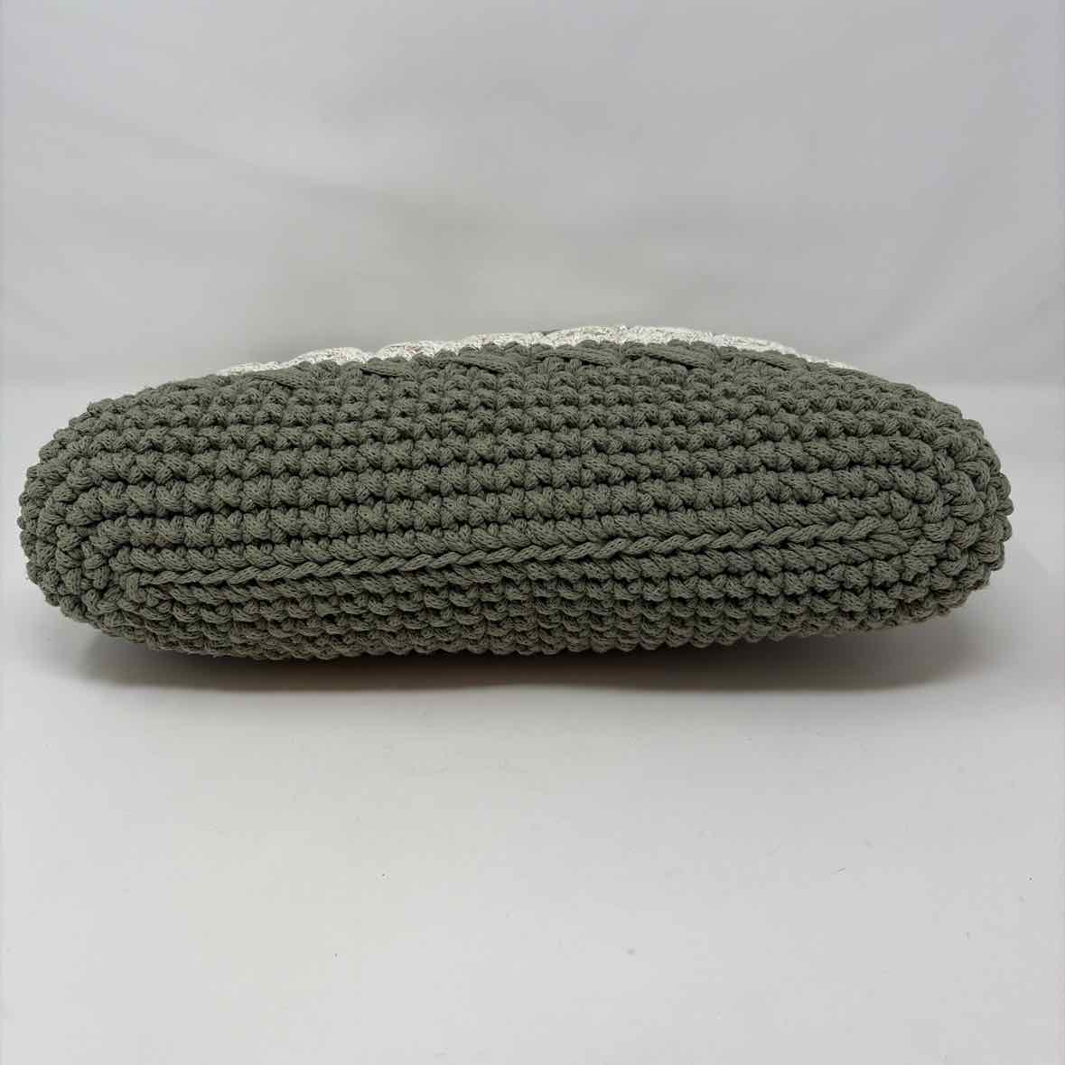 Pre-Owned Boutique Green Multi Crochet Handbag