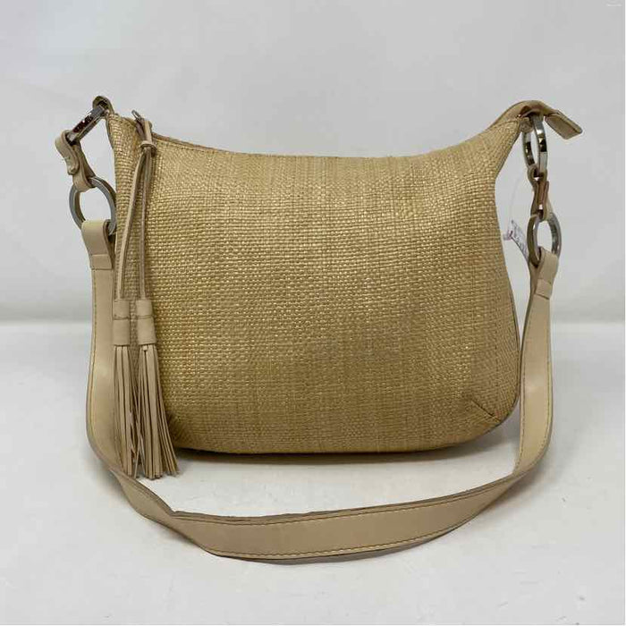 Pre-Owned etienne aigner Beige Raffia Handbag