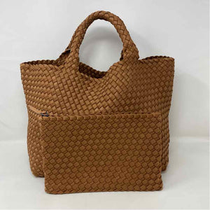 Pre-Owned Naghedi Cognac Neoprene Handbag