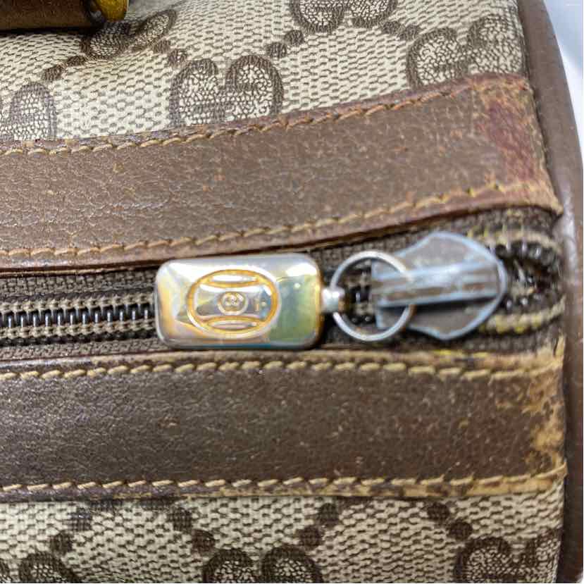 Pre-Owned Gucci Monogram Canvas Designer Handbag