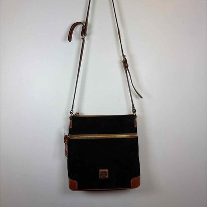 Pre-Owned Dooney & Bourke Black Suede Handbag