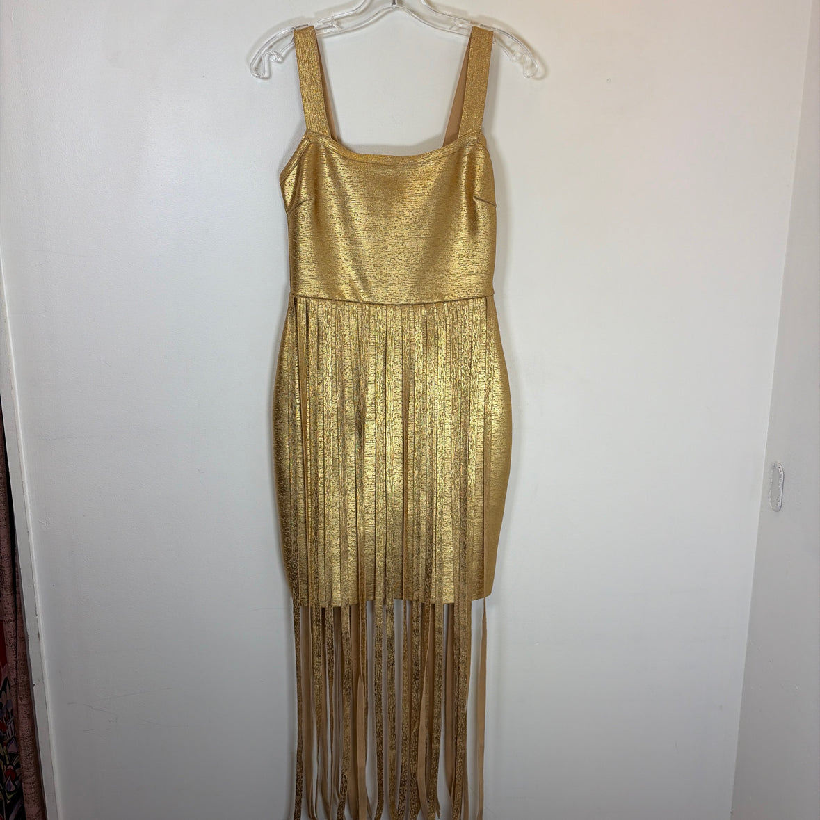 Pre-Owned Size S 36 Point 5 Gold Casual Dress