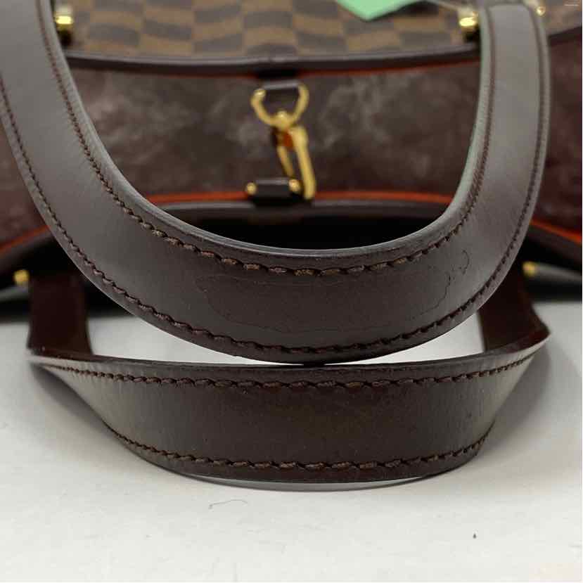 Pre-Owned Louis Vuitton Damier Eben Canvas Designer Handbag