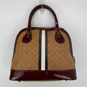 Pre-Owned LAMB Cognac Canvas Handbag