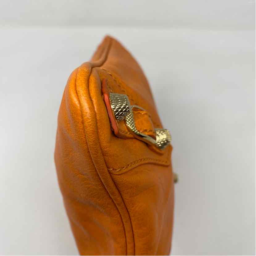 Pre-Owned Balenciaga Orange Leather Designer Handbag
