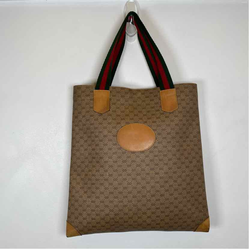 Pre-Owned Gucci Monogram Canvas Designer Handbag