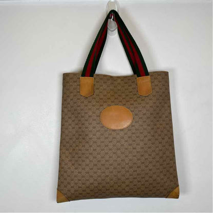 Pre-Owned Gucci Monogram Canvas Designer Handbag