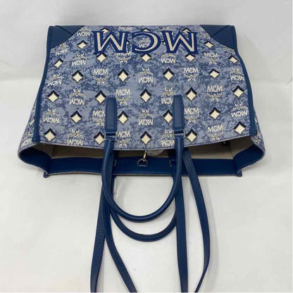 Pre-Owned MCM Denim Canvas Designer Handbag