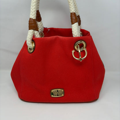 Pre-Owned MICHAEL by Michael Kors Red Canvas Handbag