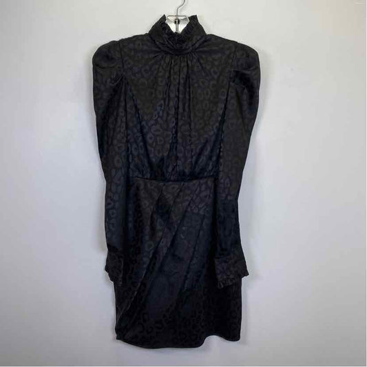 Pre-Owned Size XS Aqua Black Casual Dress